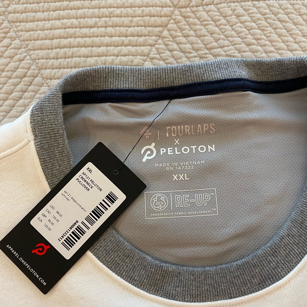Fourlaps x Peloton crewneck sweatshirt XXL - Picture 5 of 7